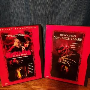 Lot Of 2 Dvds A Nightmare On Elm Street 1 & 7 Pre-Owned Tested Working Good Shap